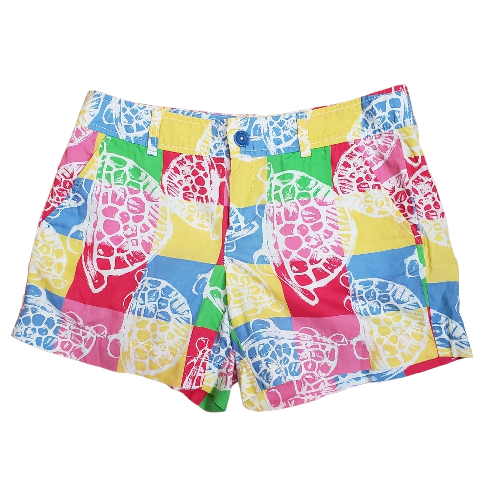 Lilly Pulitzer Callahan Patchwork Multicolor Turt… - image 1